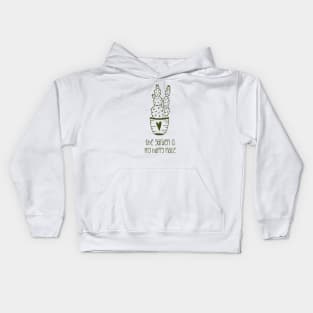 The Garden Is My Happy Place Kids Hoodie